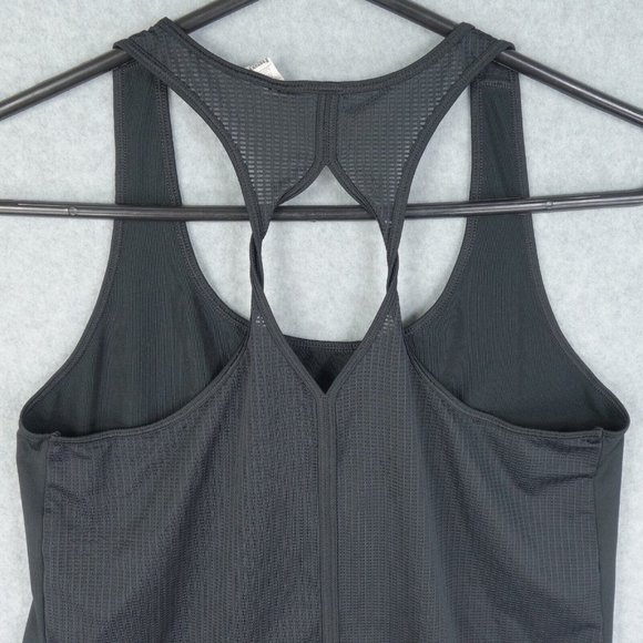 Under Armour Tank Top Womens Small Black Stretch Athletic Racerback HeatGear - Picture 6 of 11